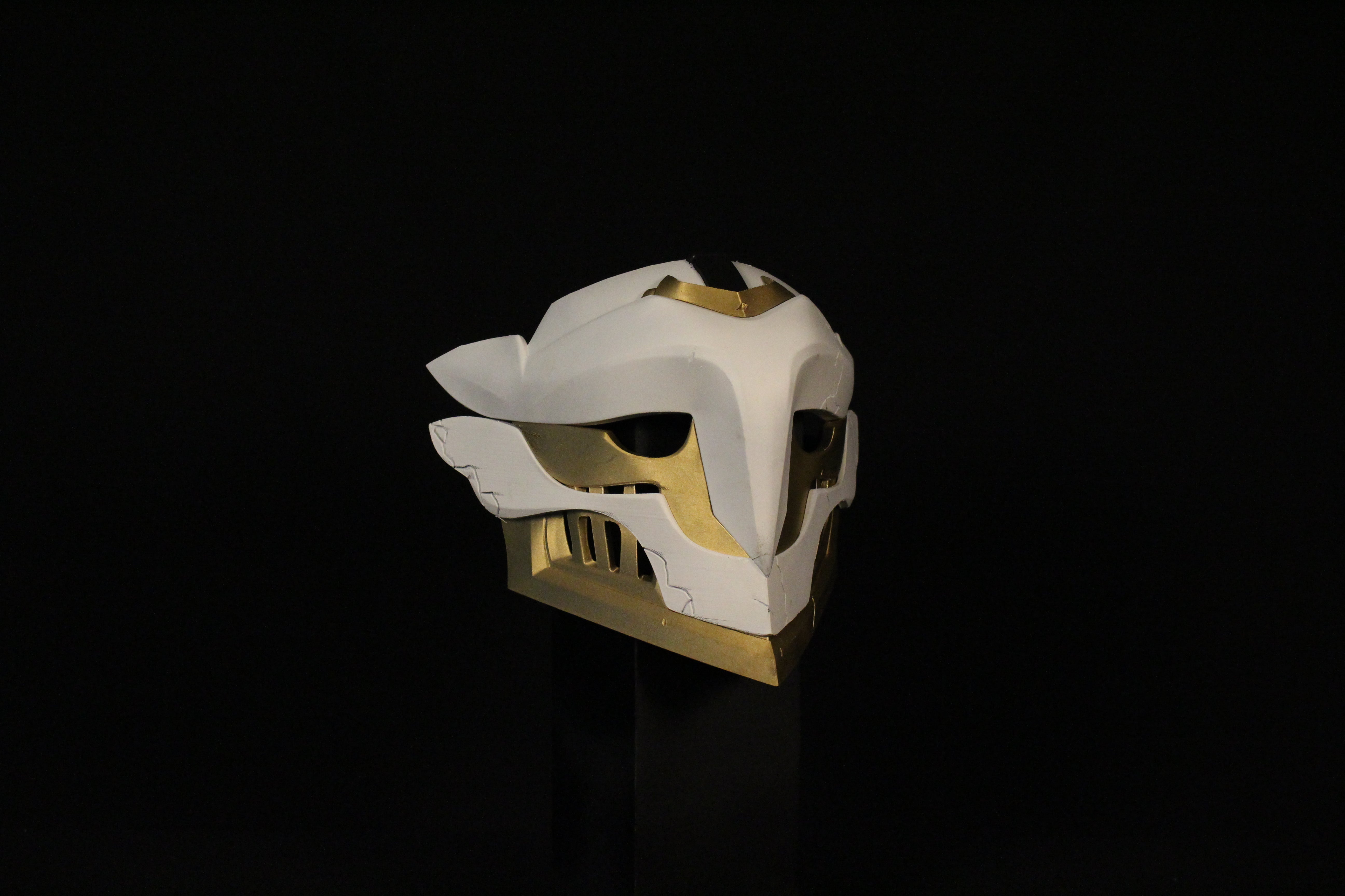 Wearable Ekko helmet Arcane League of Legends 1:1 cosplay prop replica