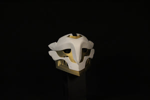Arcane Ekko wearable helmet cosplay prop unpainted version