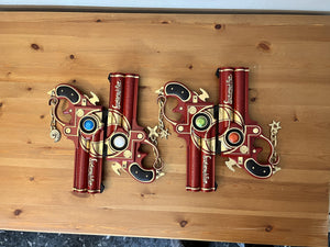 Bayonetta cosplay pistols detail close up replica