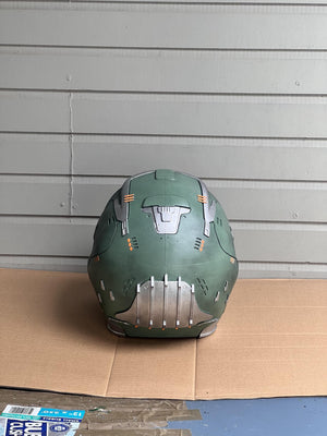 Wearable Doom Eternal Slayer Helmet 1:1 cosplay replica - close up