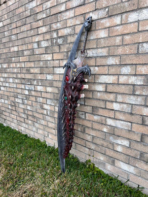 Devil Sparda Demon Sword Devil May Cry 1:1 cosplay replica - close up