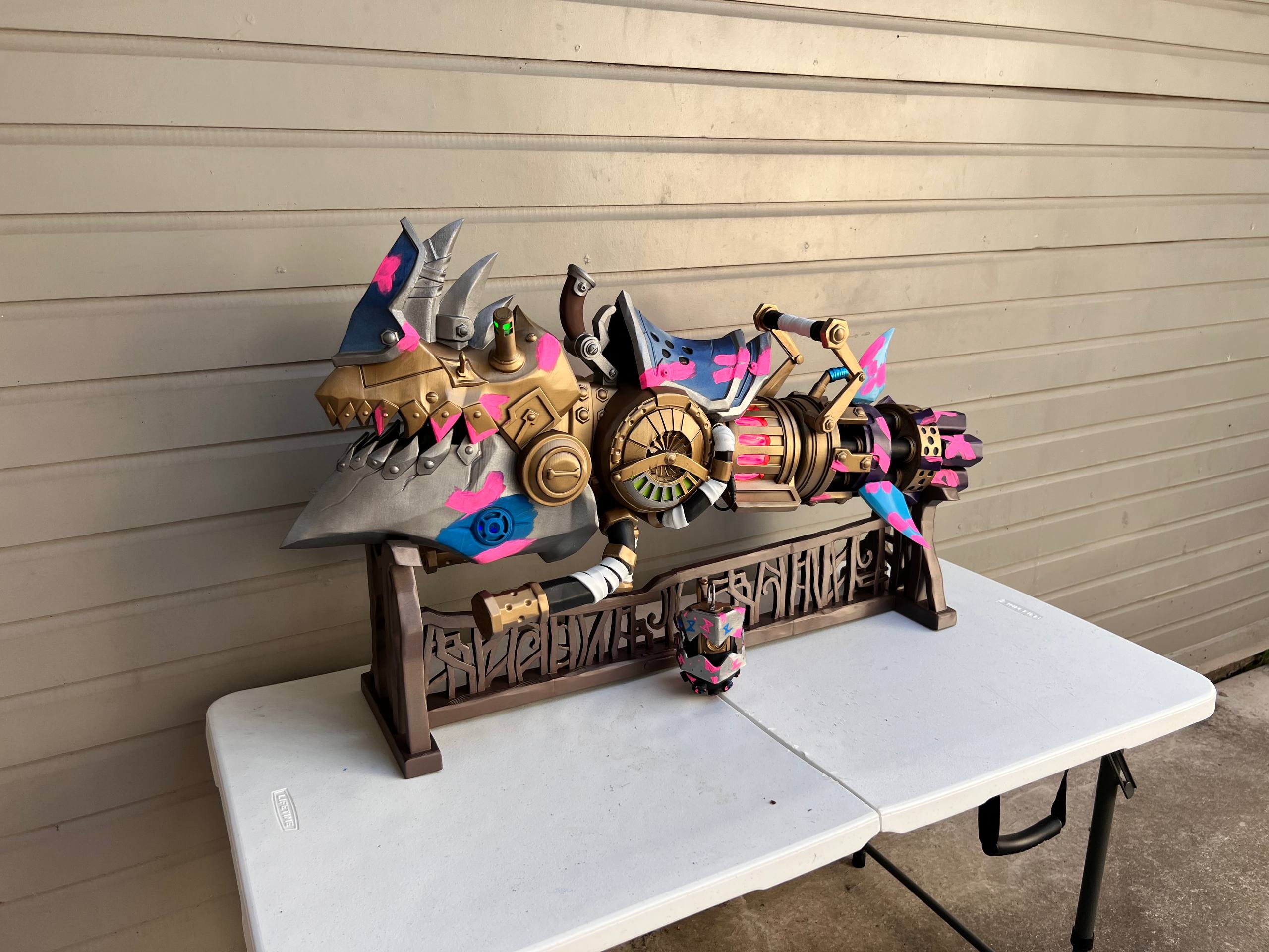 Jinx Rhino Gun Arcane 1:1 Cosplay Item