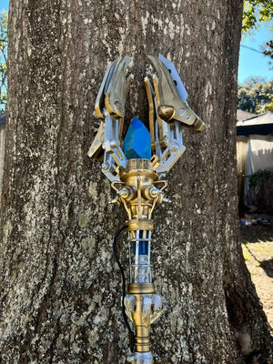 Black Ops II ice staff cosplay prop with LED option