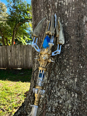 COD Black Ops 2 ice staff cosplay prop painted