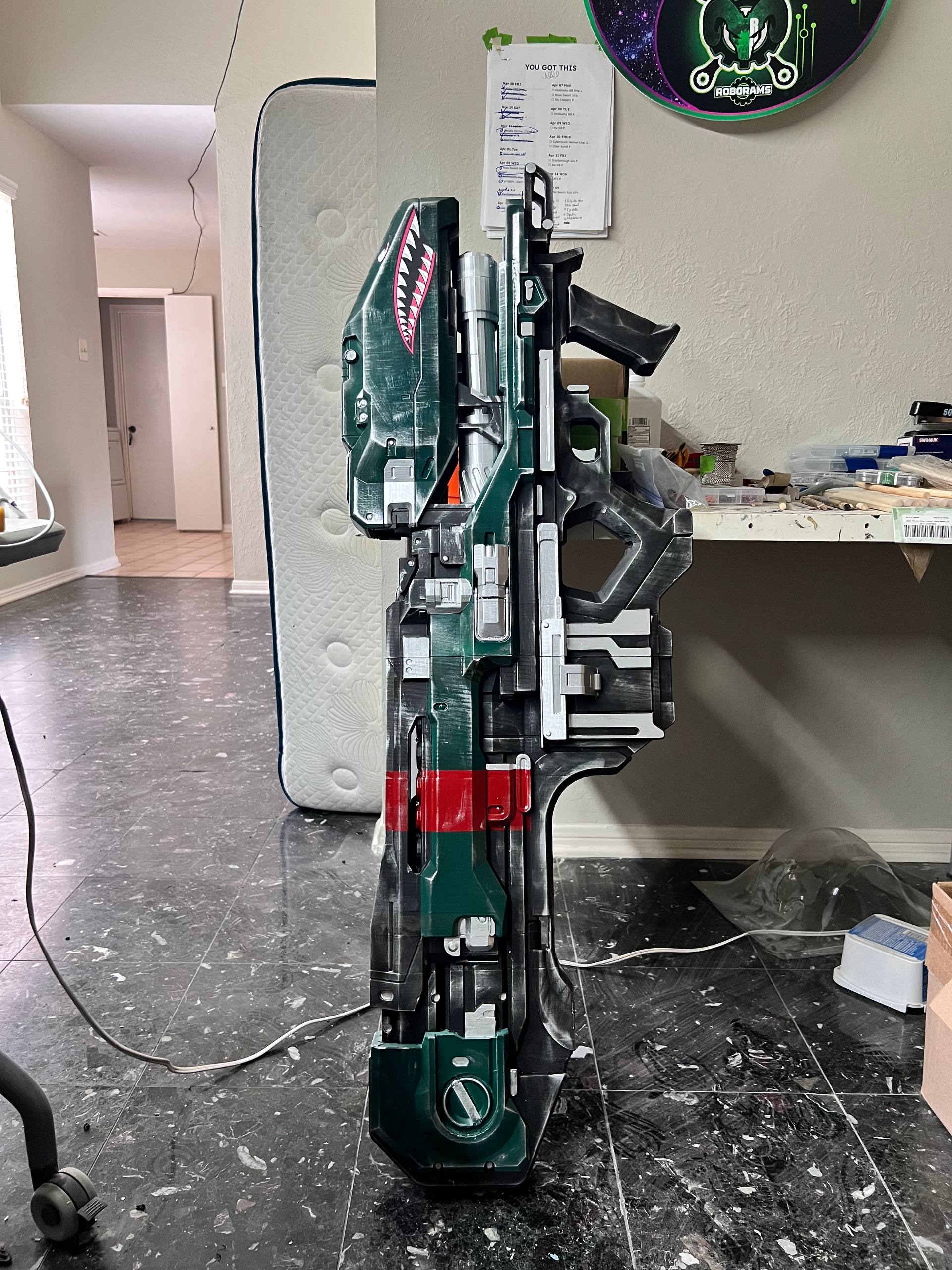 Halo M6G GNR Pistol 1:1 Cosplay Prop