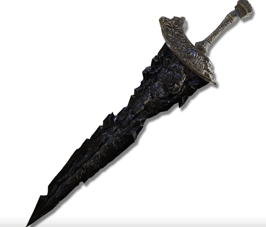 Maliketh's Black Blade Elden Ring 1:1 cosplay prop replica - handmade by Lone Star Cosplay