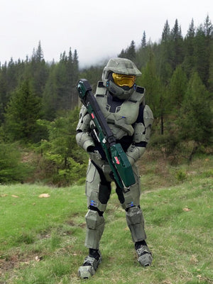 Halo Master Chief full armor suit wearable cosplay front view