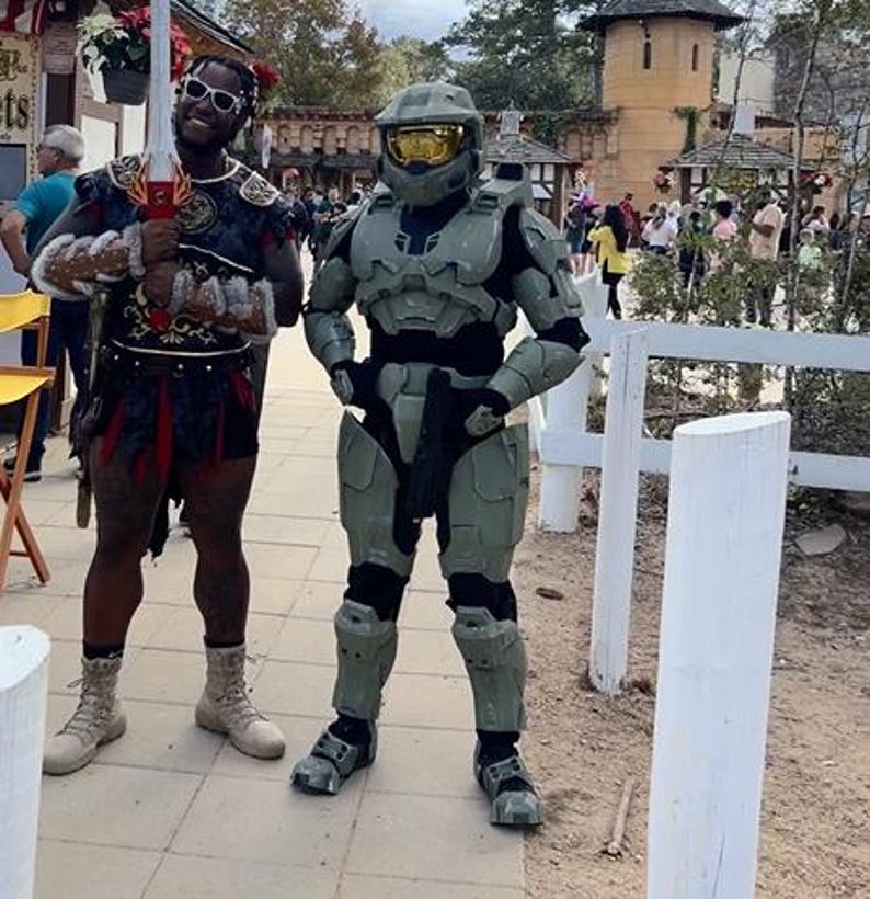 Halo Masterchief wearable armor cosplay full body