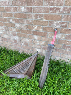 Pyramid Head helmet silent hill cosplay side view