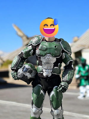 Wearable Doom Slayer full armor 1:1 cosplay prop replica front view