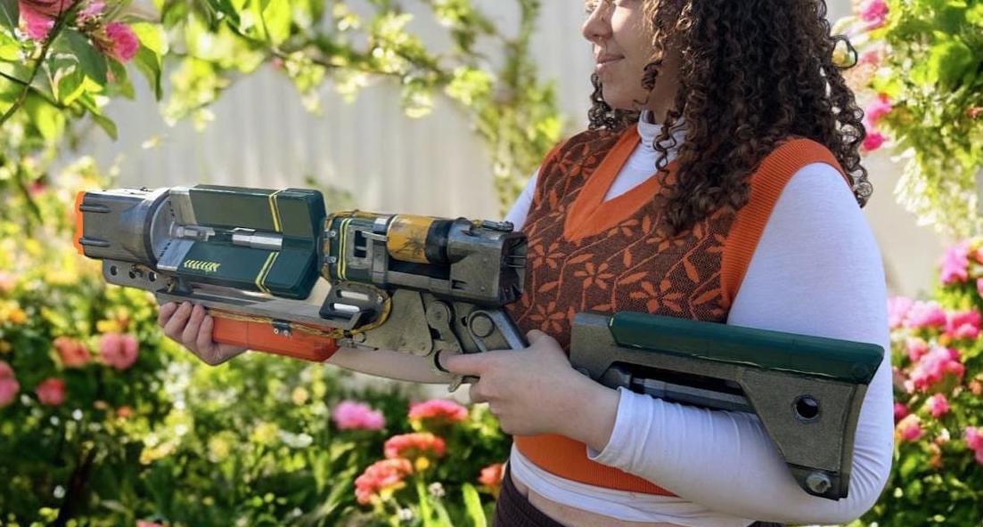Automatic Laser Rifle - Fallout 4 - Replica - 1:1 Cosplay Prop – Lone ...