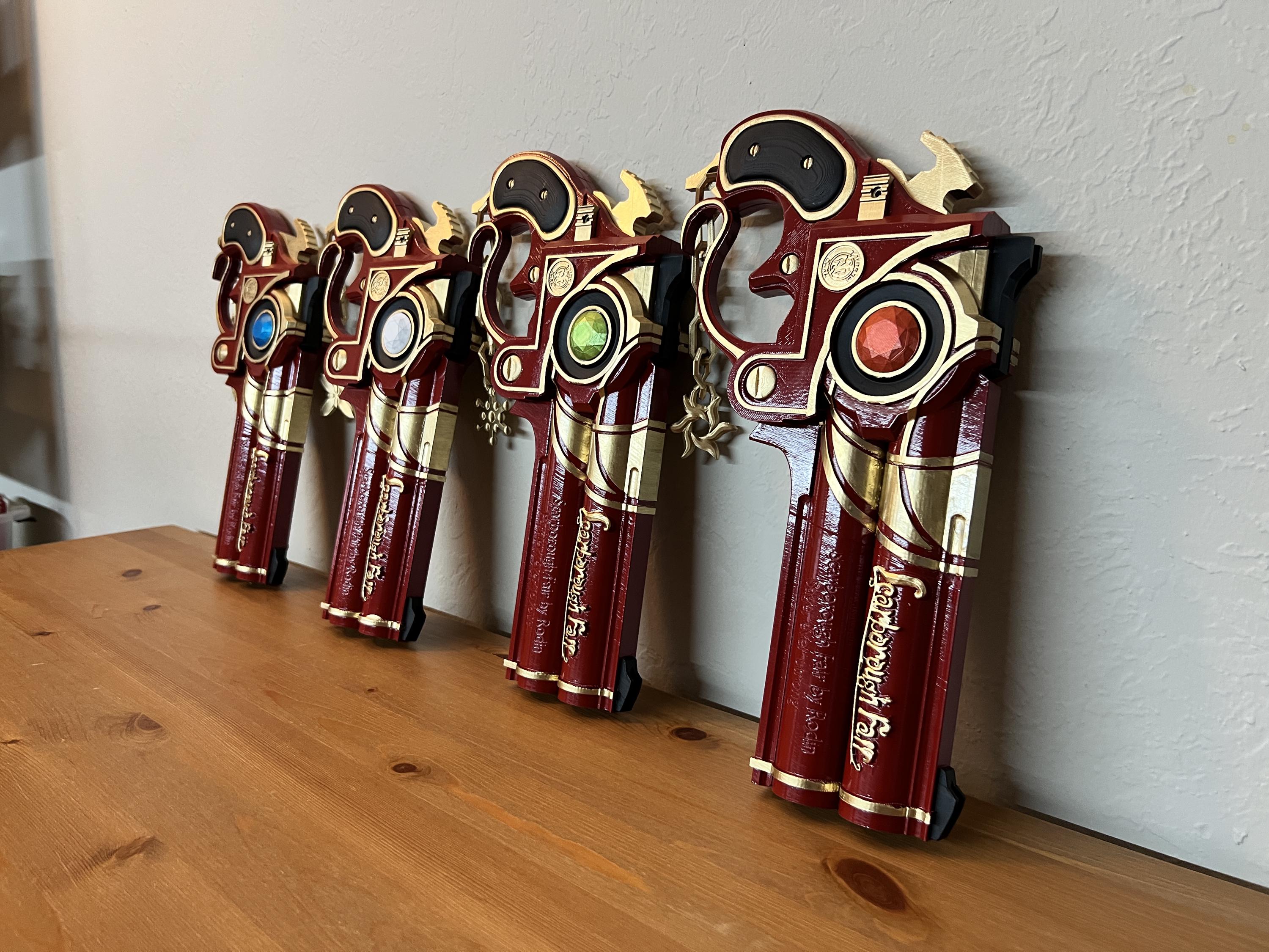 Scarborough Fair Bayonetta pistols 1:1 cosplay prop replica painted