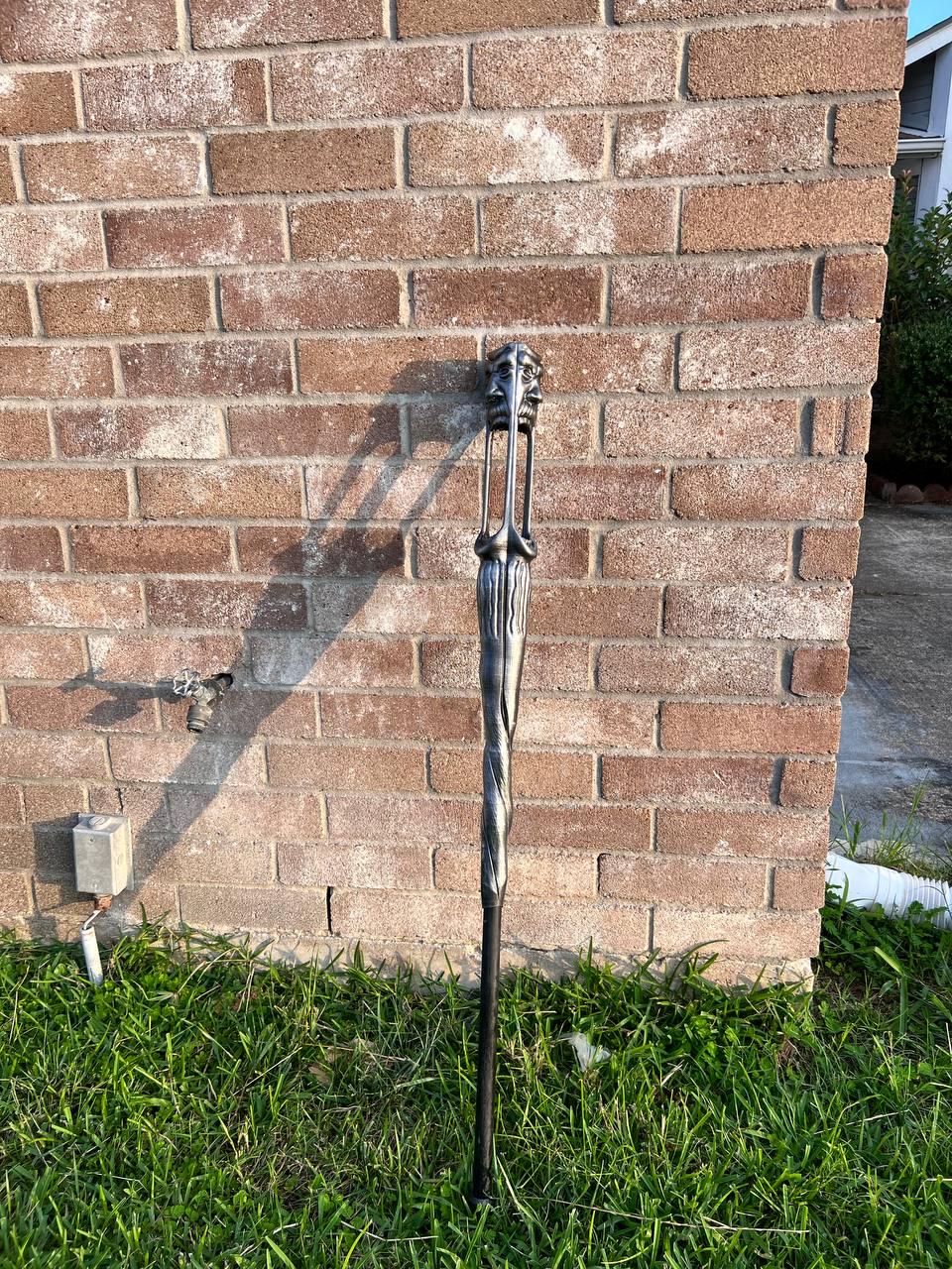 Wabbajack Sheogorath Skyrim cosplay staff replica - detail view