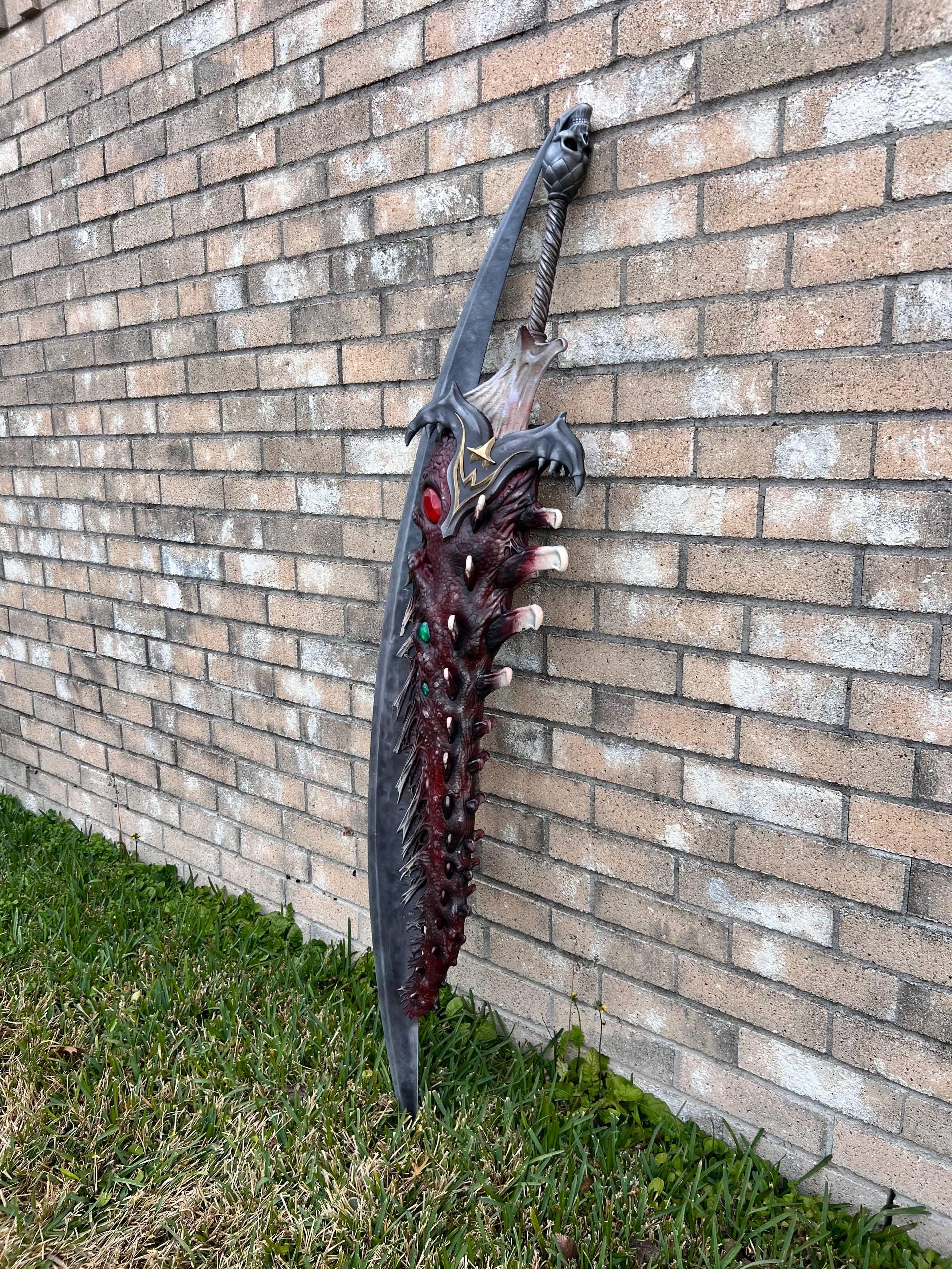 Devil Sparda Demon Sword Devil May Cry 1:1 cosplay replica - close up