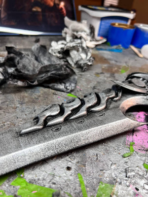 Yautja Sword Predator Badlands 1:1 cosplay replica - handle detail