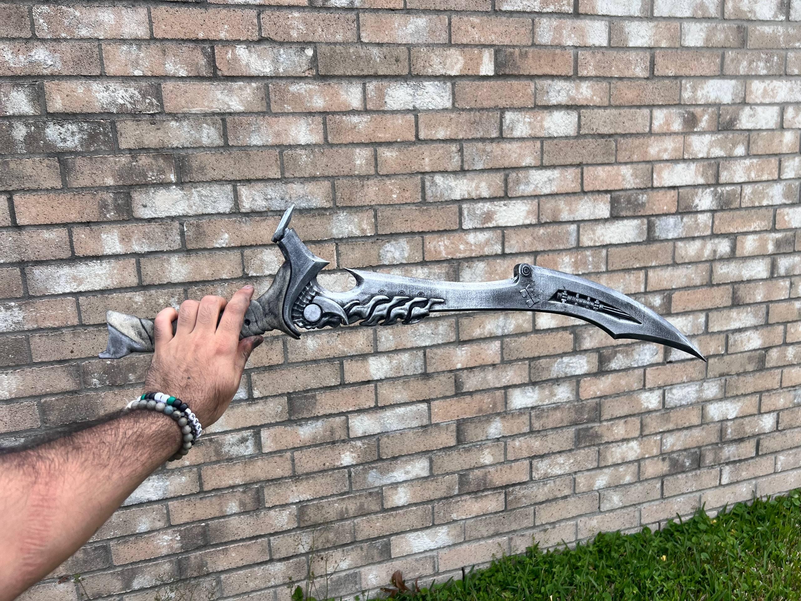 Yautja Sword Predator Badlands 1:1 cosplay replica - side view