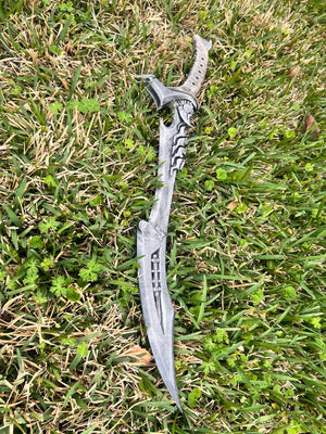 Yautja Sword Predator Badlands 1:1 cosplay replica - back view