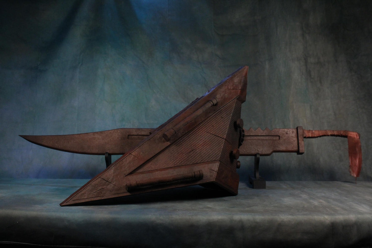 Pyramid Head Helmet 2006 Silent Hill cosplay replica - detail view 14