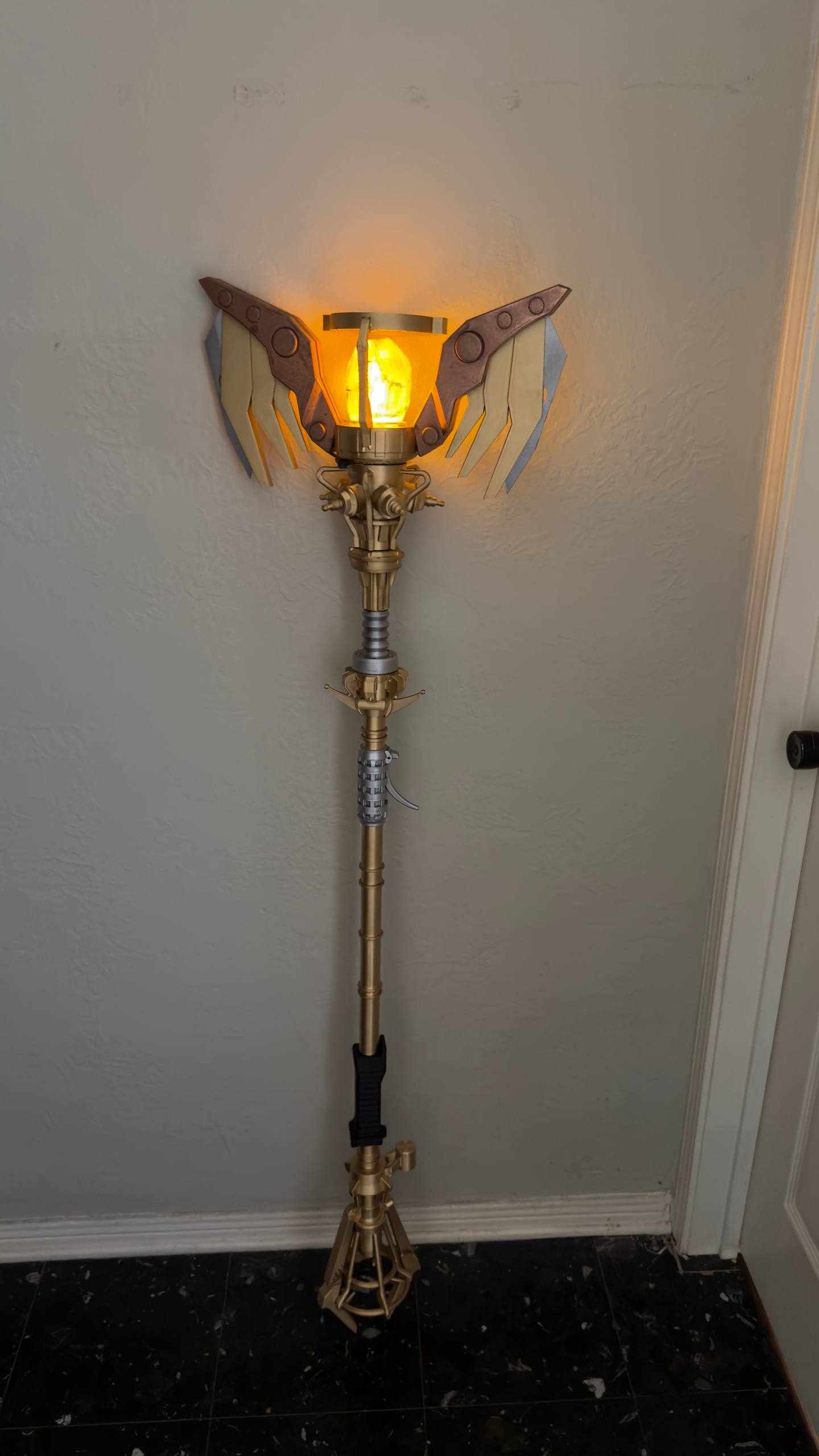 Staff of Wind cosplay prop detail view