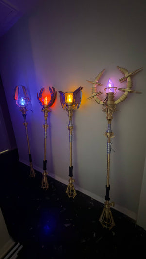 COD Black Ops 2 all staffs ice lightning fire wind cosplay set