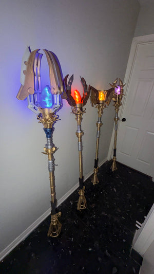 Call of Duty Black Ops 2 staff collection cosplay props unpainted