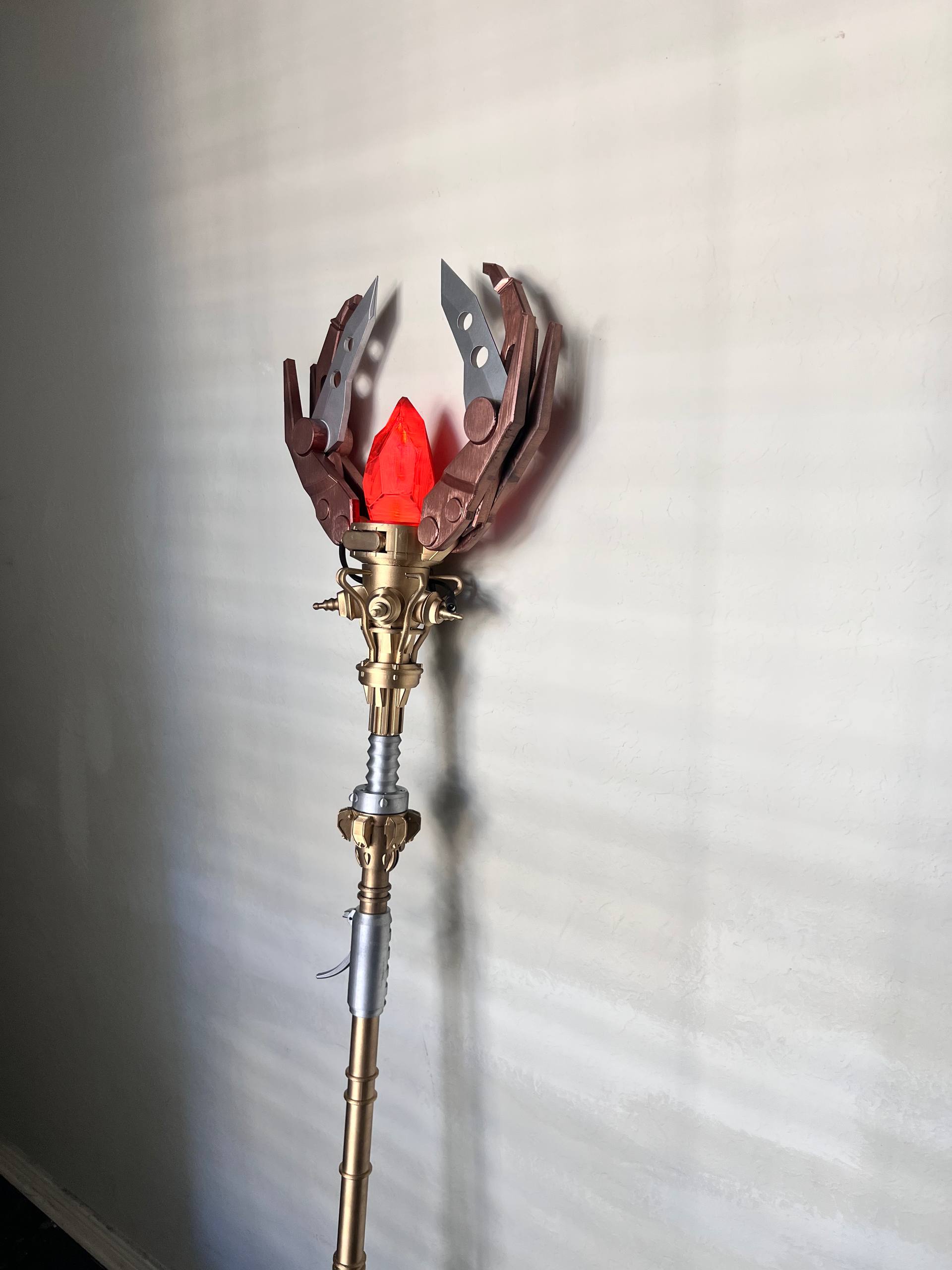 COD zombies fire staff cosplay prop unpainted