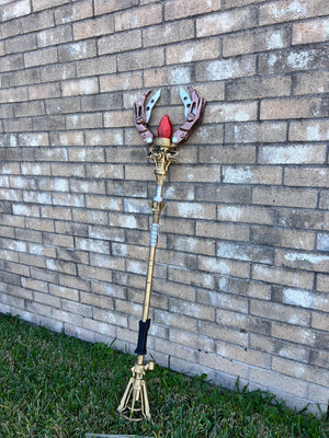 Black Ops II fire staff replica with LED