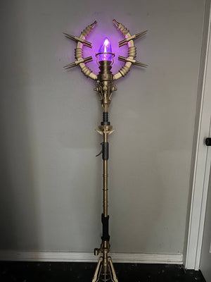 COD Black Ops 2 lightning staff cosplay prop painted