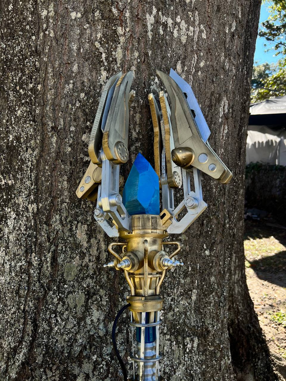 Staff of Ice cosplay prop detail view